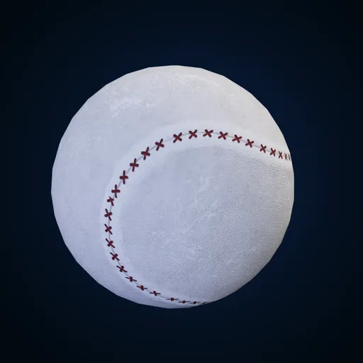 Baseball Low Poly