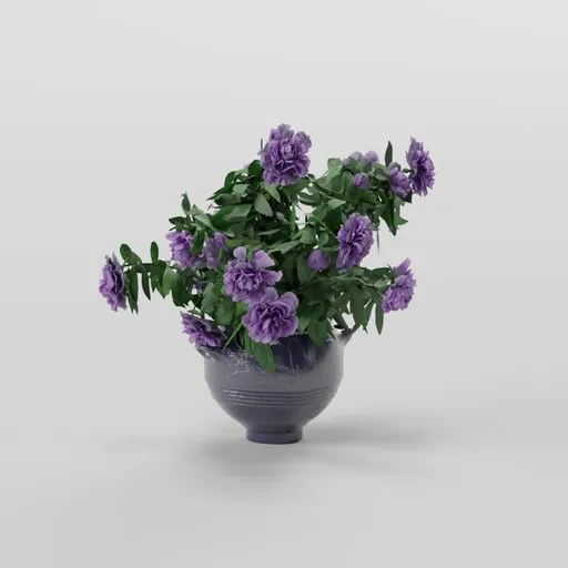 Purple Peony Flower Arrangement