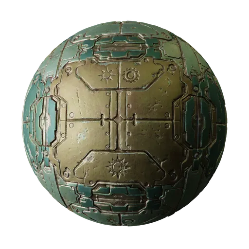 SciFiMetalPanelSurface