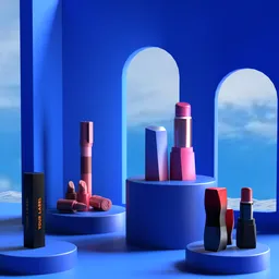 Blue theme product mockup