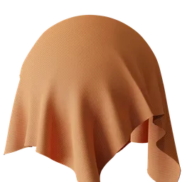 Orange Micro Woven Fabric