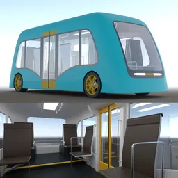 Autonomous shuttle bus