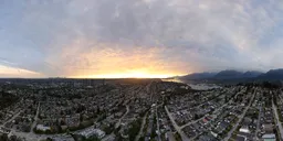 City Sunset Dramatic