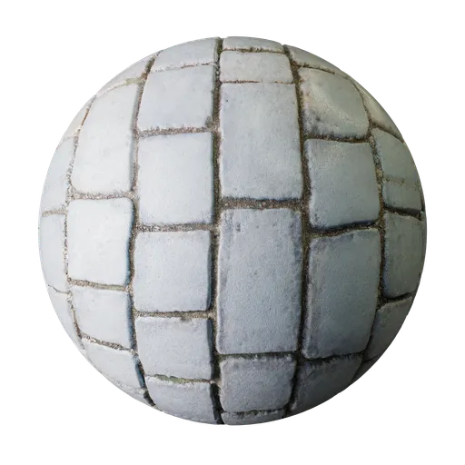 Cobblestones paving