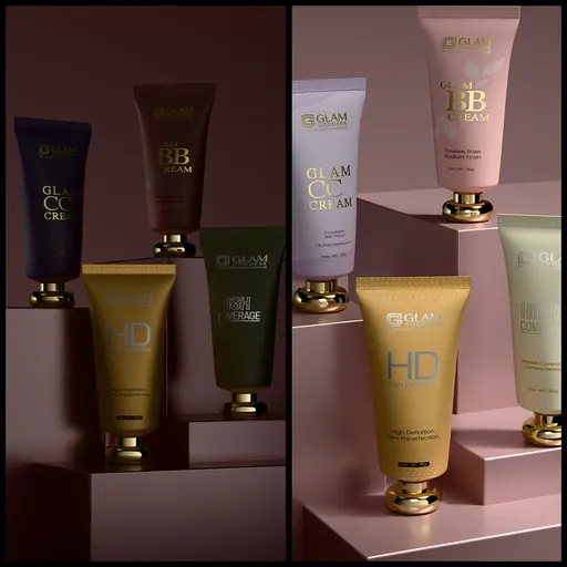 Face cream creative animation