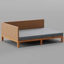 Quarte Elegant Wood Sofa Bed