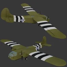 Military Glider Waco CG4A