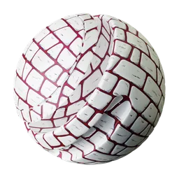 White Cobblestone Paving