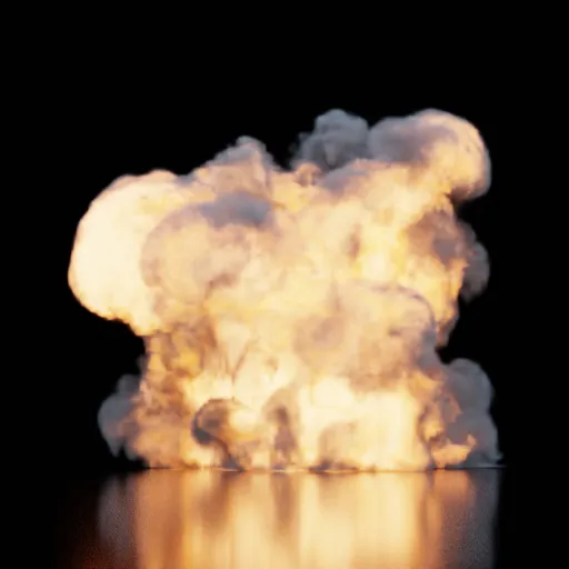 Large Ground Explosion Static