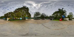 Cloudy entrance during the day