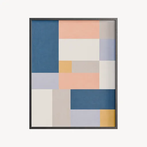 Abstract Painting De Stijl-Inspired