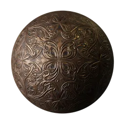 Baroque Copper Filigree