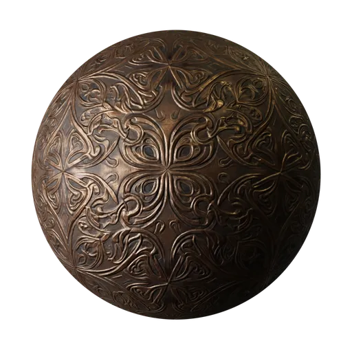 Baroque Copper Filigree