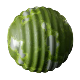 Corrugated Metal Paint Green