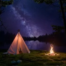 Lake Camping