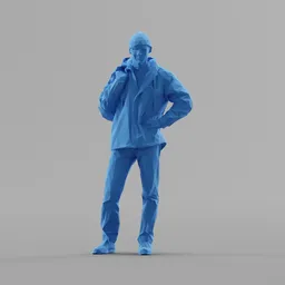 Lowpoly Male Standing