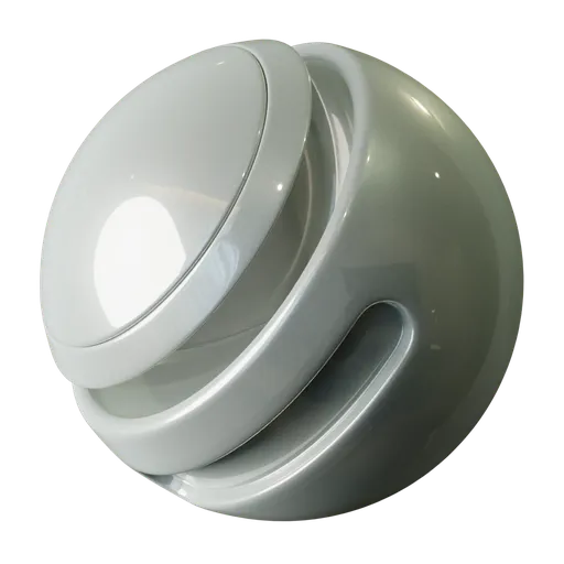 High-quality CarPaintWhitePearl PBR material with realistic flakes and adjustable shading for 3D metal textures.