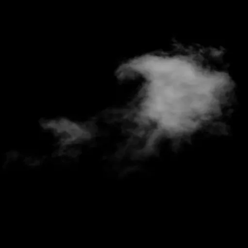 Realistic 3D cloud plane model with atmospheric effect for Blender rendering, based on real cloud photography.