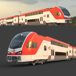 Stadler Kiss train USA