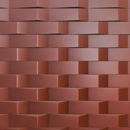 Beveled Brick Wall