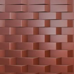 Beveled Brick Wall