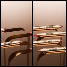 Crayon lipstick creative animation