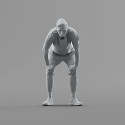Lowpoly Male Standing
