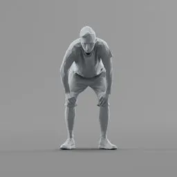 Lowpoly Male Standing