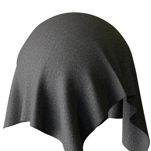 Charcoal Wool Suiting Fabric