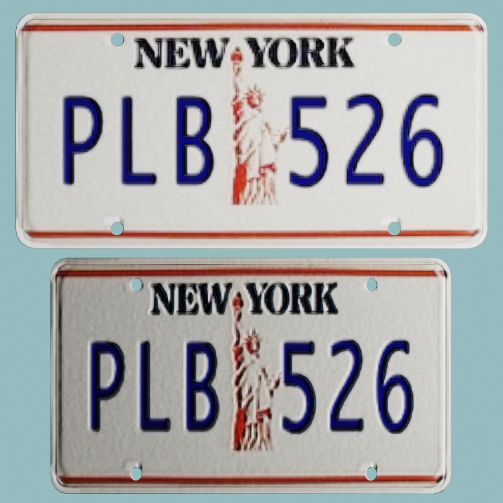 BlenderKit Download the FREE New York Licence plate PL model