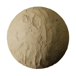 Hand Troweled Ochre Mud Wall