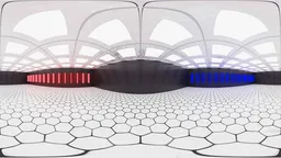 Futuristic Neon Tunnel HDRI