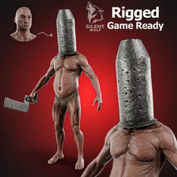 The Silent Executioner-Rigged-Animated