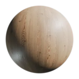 Brown oak wood