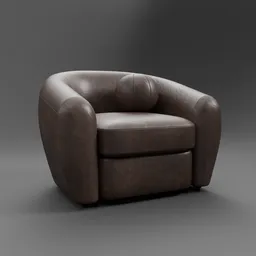 Sylvain Leather Chair