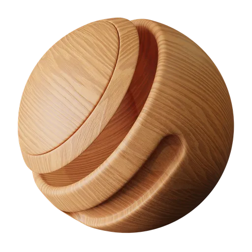Polished Oak Wood
