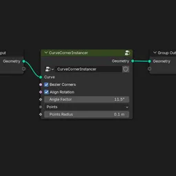 Curve Corner Instancer
