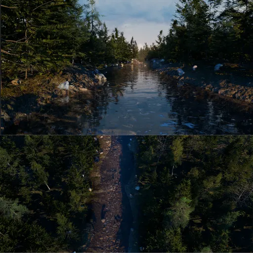 Forest River Path