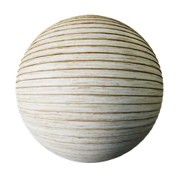 Wooden painted planks