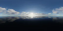 Sunny Clouds Evening Sunset