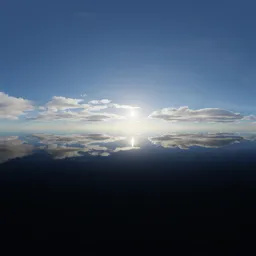 Sunny Clouds Evening Sunset