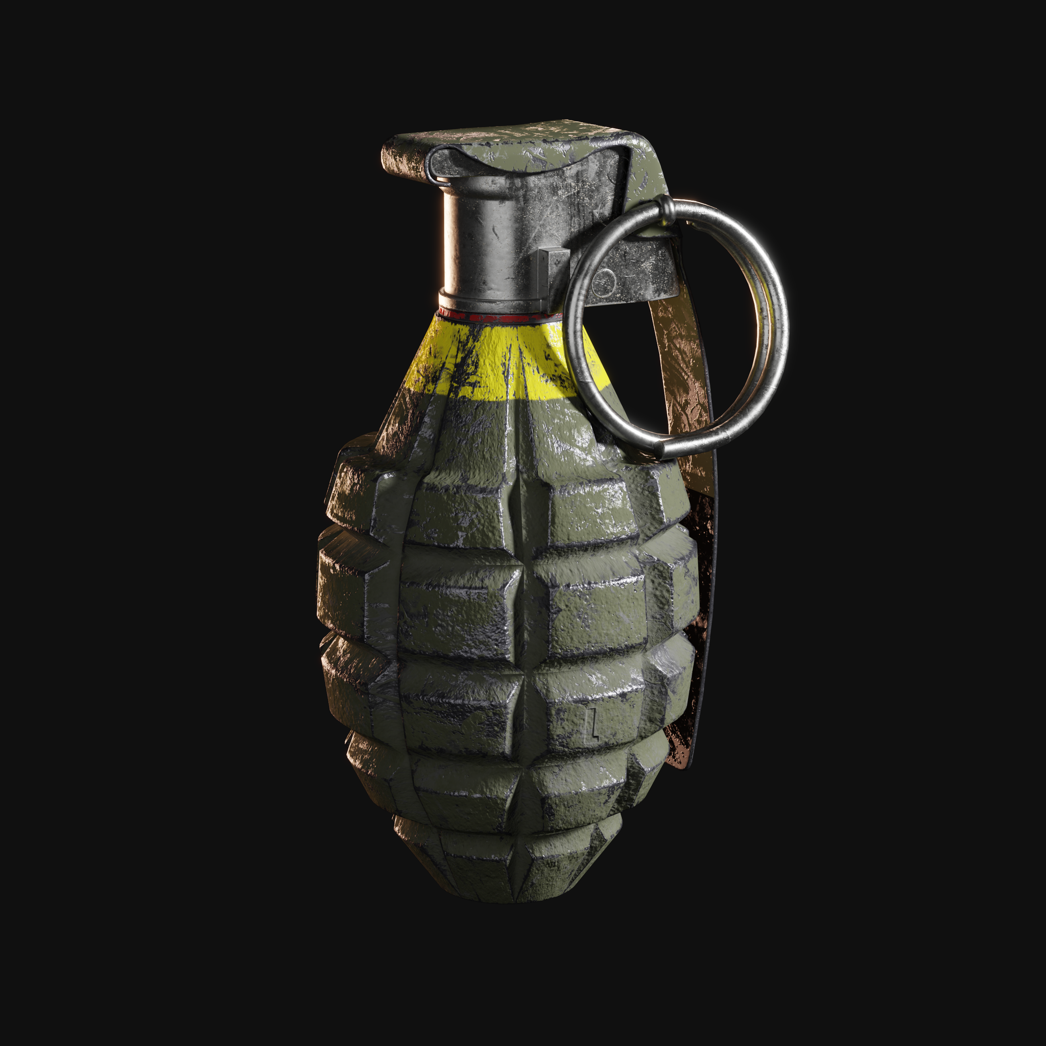 Mk 2 Grenade | FREE Modern Weapons models | BlenderKit