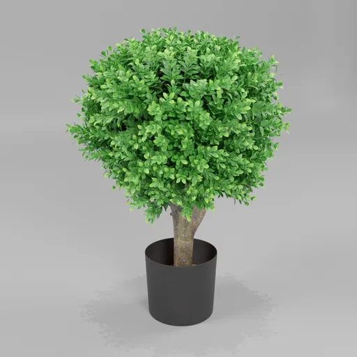 Faux Topiary in Planter