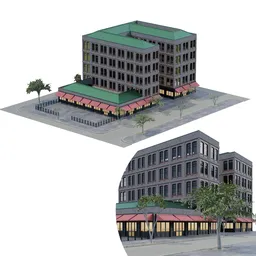 Modular City Block and Buildings
