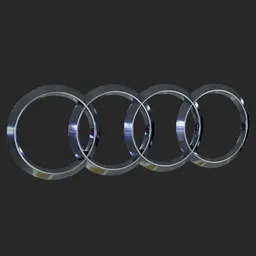 Audi  Logo 3d model