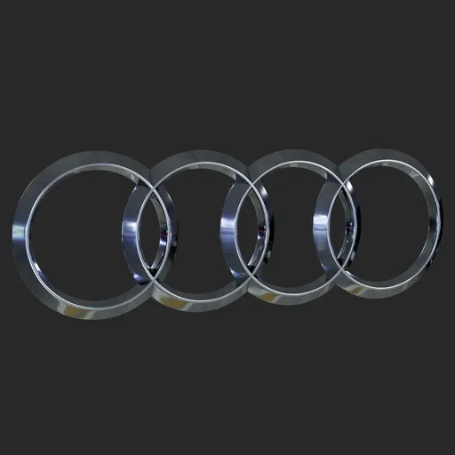 Audi  Logo 3d model