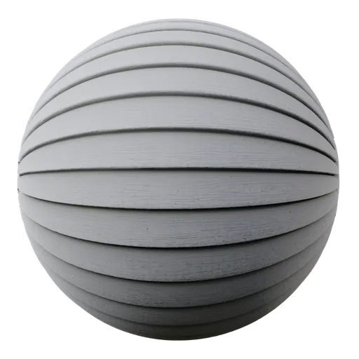 Seamless plastic siding PBR material for 3D models in Blender, adjustable parameters for architectural texturing.