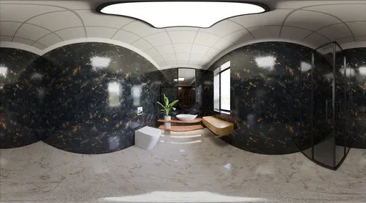 Luxury Black Marble Bathroom
