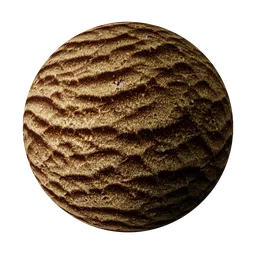 Realistic sand texture with waves perfect for 3D rendering, visually detailed for PBR workflow in Blender and other 3D applications.