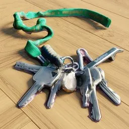 Keys - Low Poly Scan